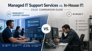 Managed IT vs In-House IT with cost and support differences