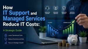 How IT support and managed services reduce IT costs illustration