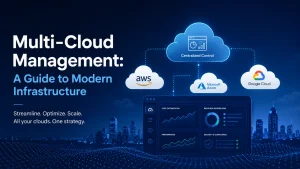 Multi-cloud management dashboard for modern IT infrastructure