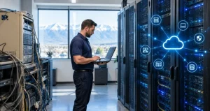 IT infrastructure modernization for a Utah business with upgraded servers and network equipment