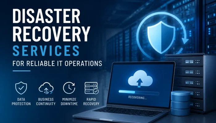 Disaster recovery services ensuring reliable IT operations