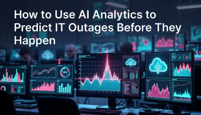 AI dashboards predicting IT outages in real time